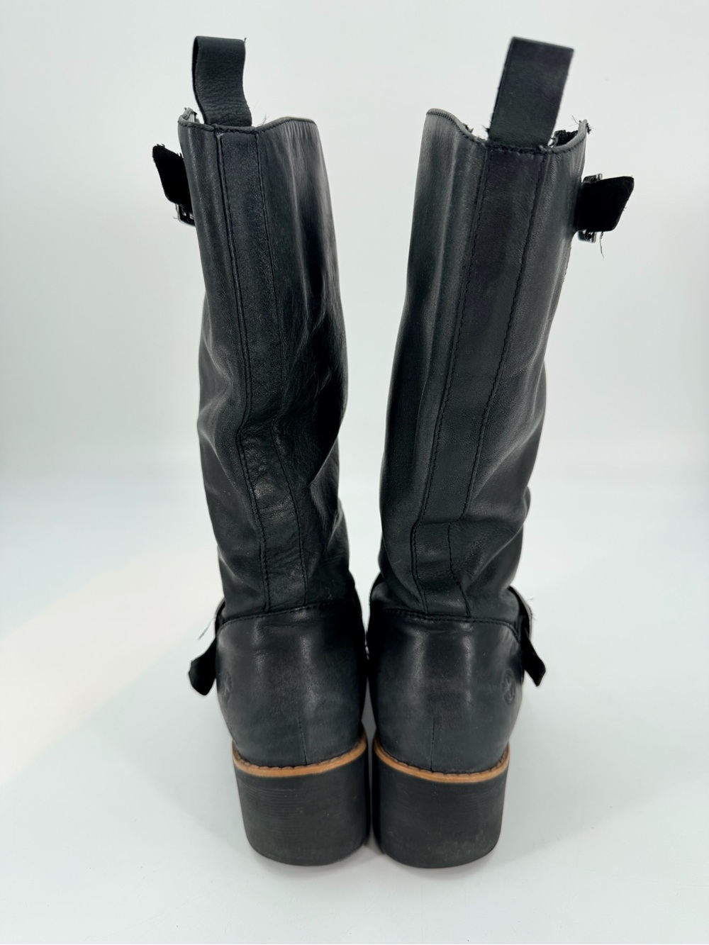 Dr. Martens Black Becca Engineer Biker Boots 8 - Picture 4 of 9